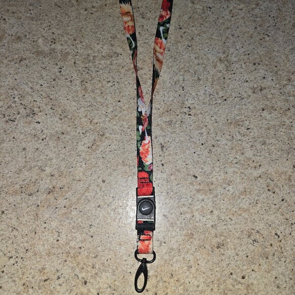 Nike Floral Key Chain Lanyard - Picture 1 of 4